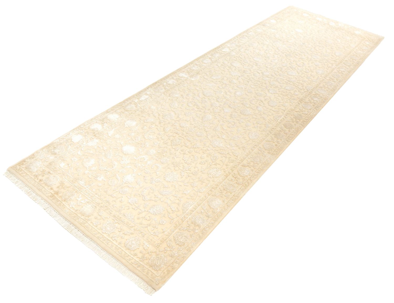 Tappeto corsia Tappeto orientale - 301 x 107 cm - beige chiaro