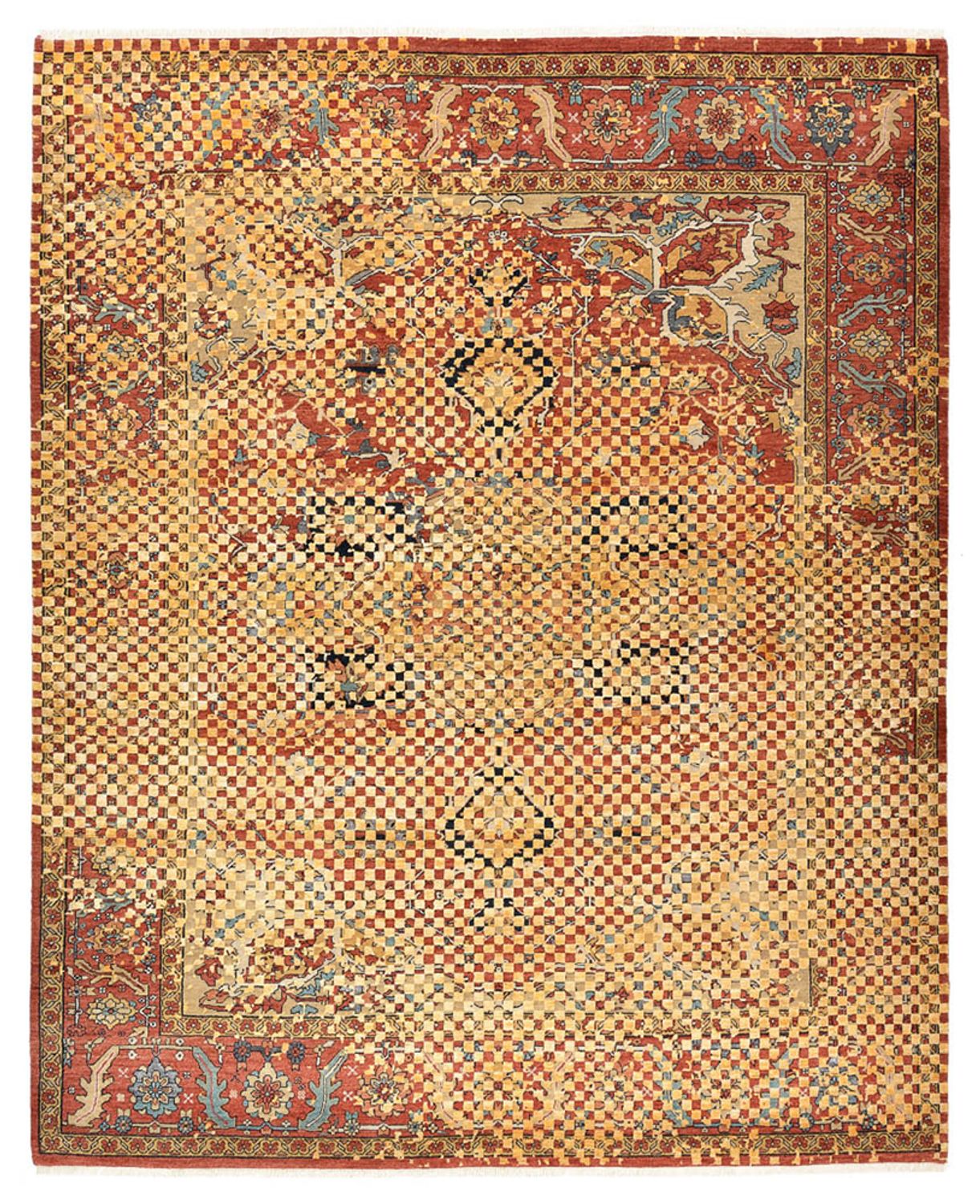 Tappeto di design - 299 x 242 cm - oro