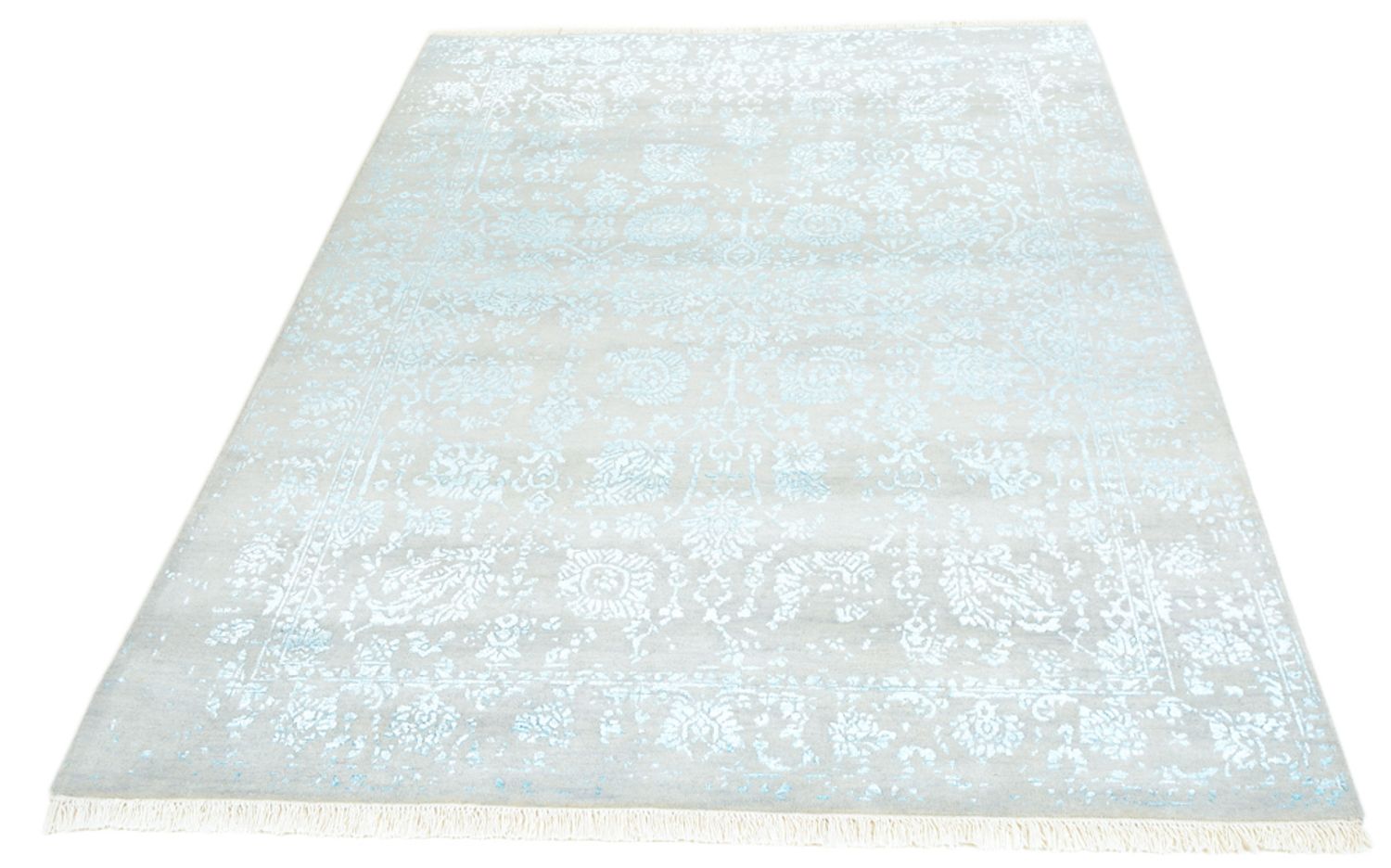 Tappeto di design - 202 x 155 cm - grigio chiaro