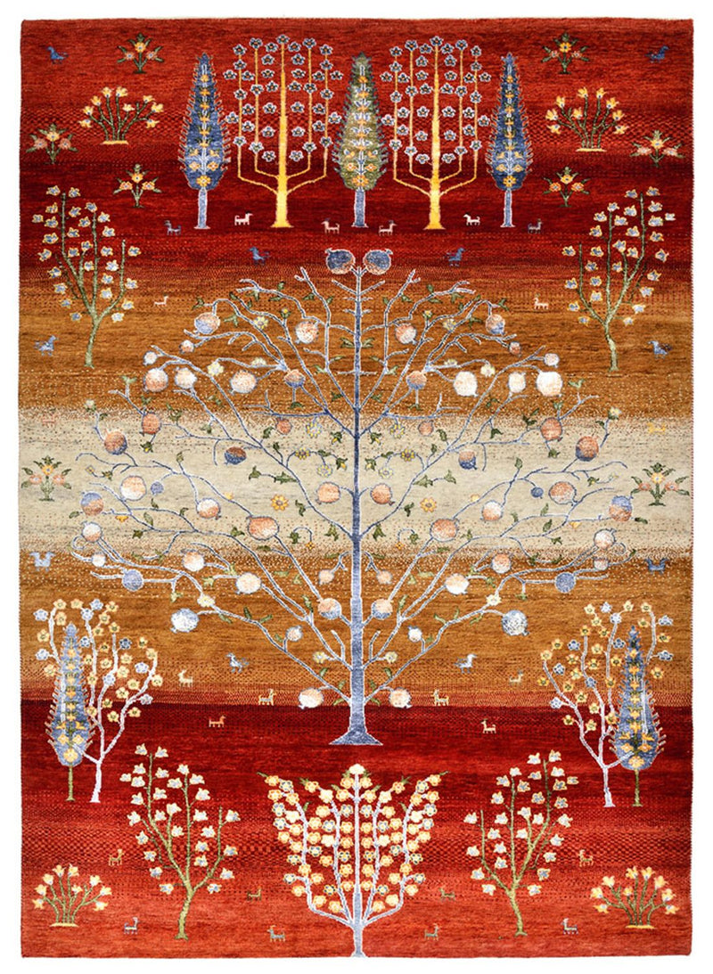 Tappeto Gabbeh - Loribaft Indus - 242 x 177 cm - multicolore