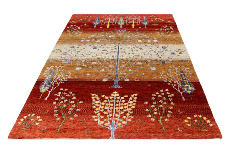 Tappeto Gabbeh - Loribaft Indus - 242 x 177 cm - multicolore