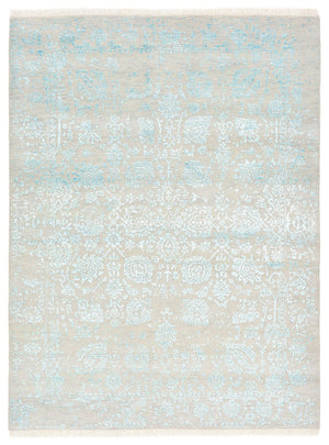 Tappeto di design - 194 x 149 cm - grigio chiaro
