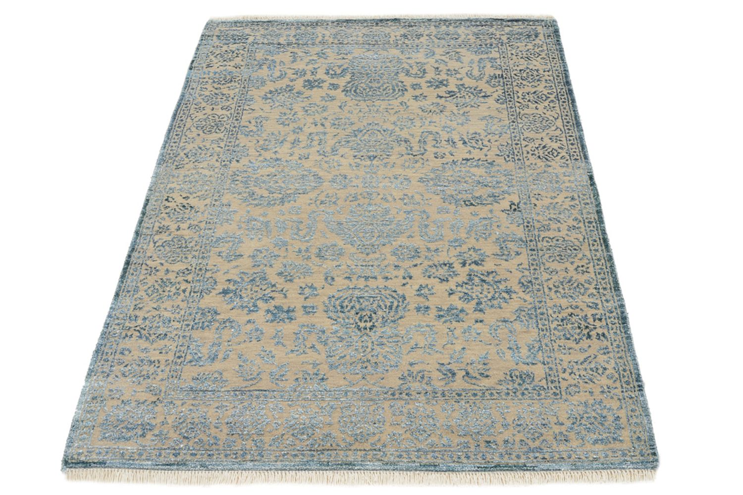 Tappeto di design - 151 x 106 cm - blu chiaro
