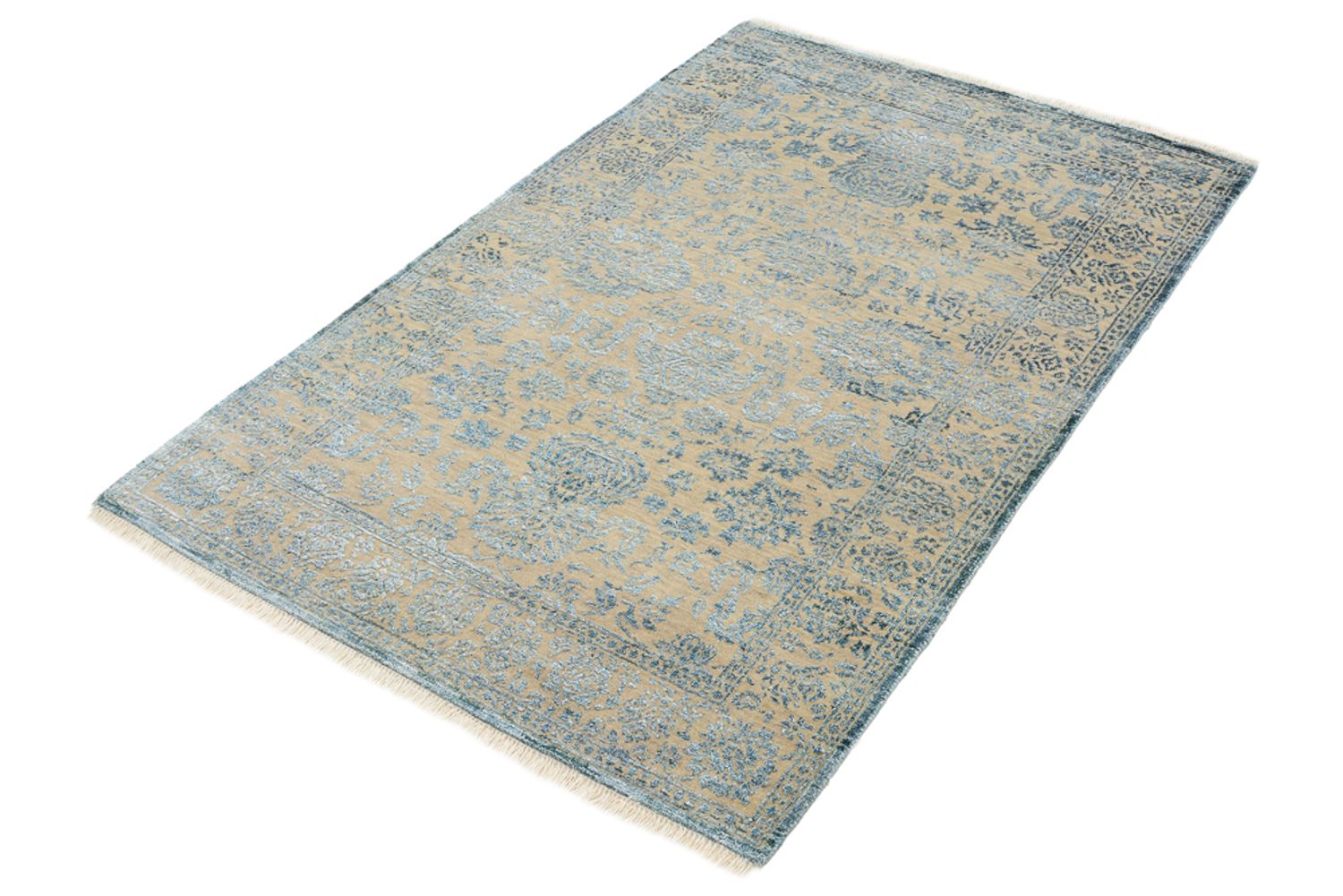 Tappeto di design - 151 x 106 cm - blu chiaro