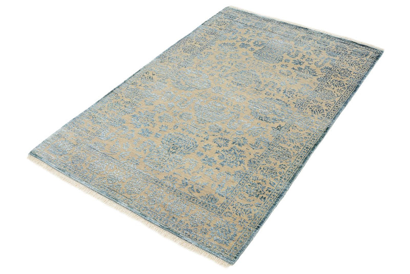 Tappeto di design - 151 x 106 cm - blu chiaro