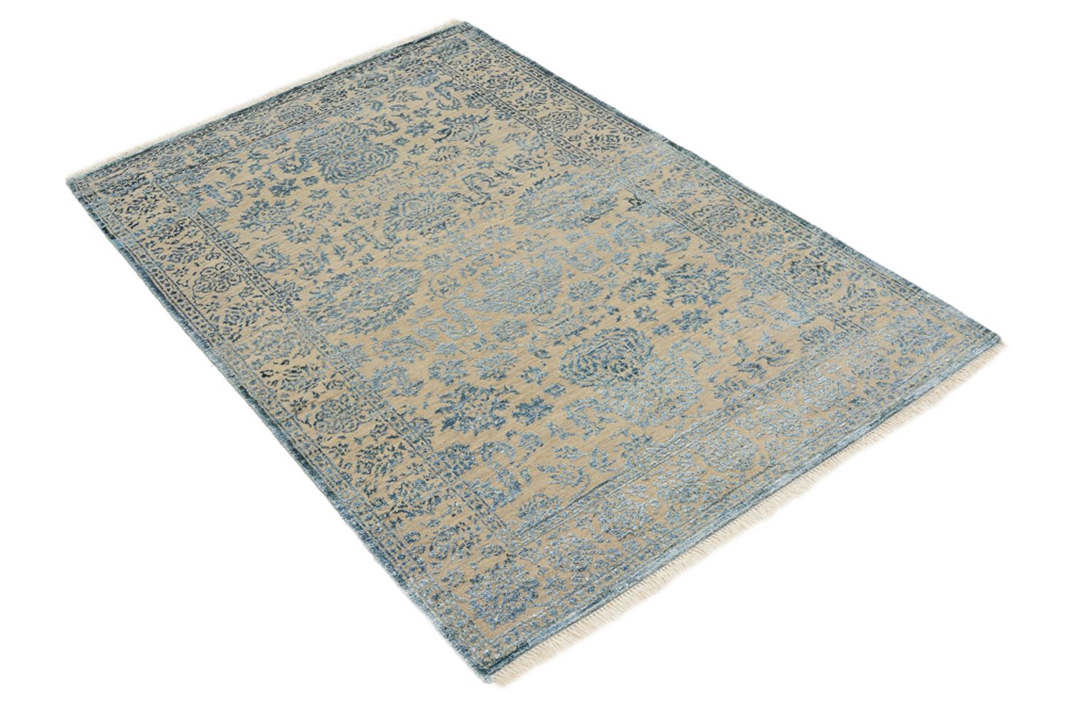 Tappeto di design - 151 x 106 cm - blu chiaro