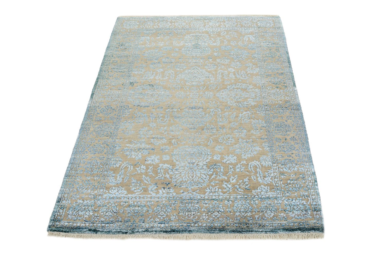 Tappeto di design - 151 x 106 cm - blu chiaro
