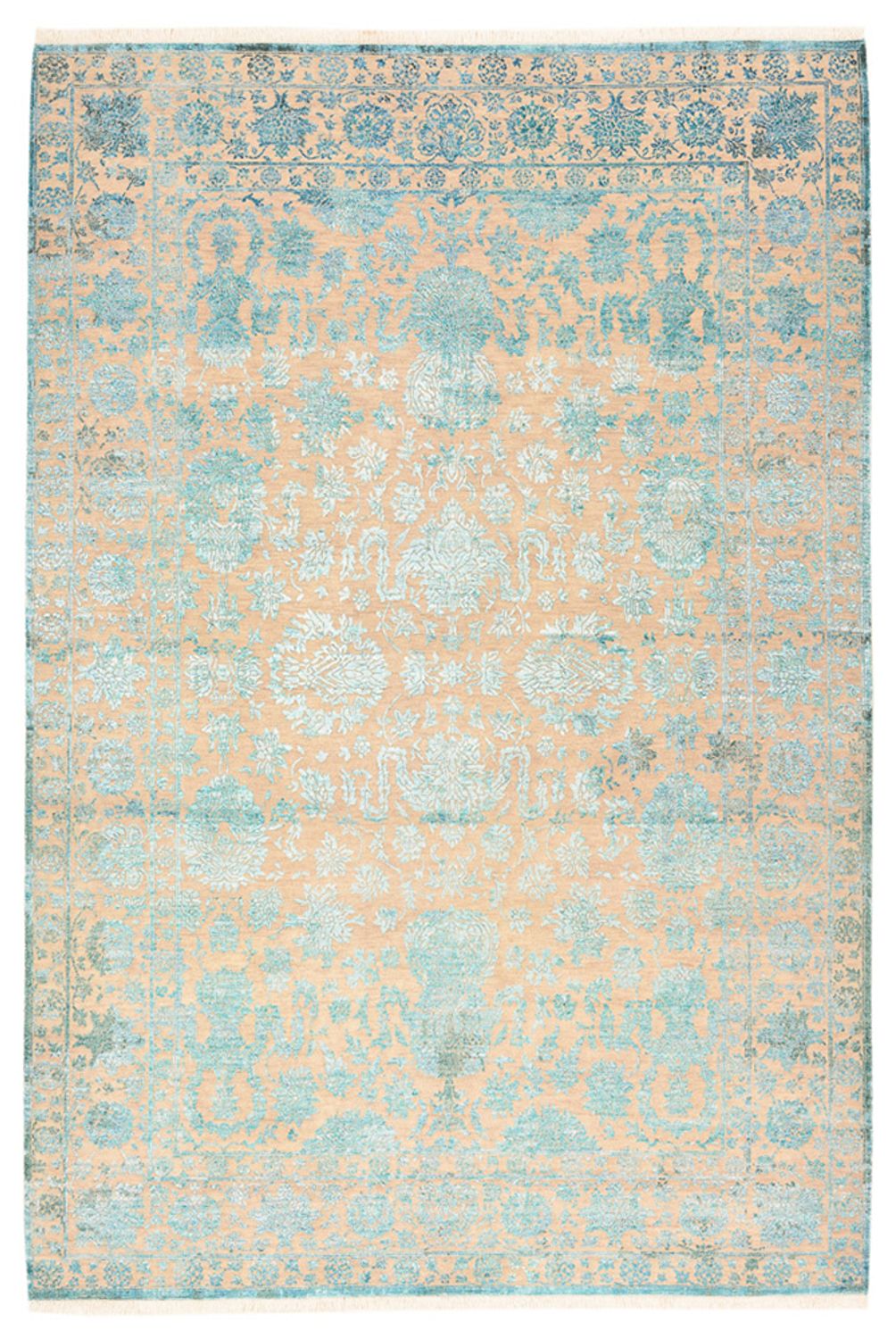 Tappeto di design - 301 x 203 cm - blu chiaro