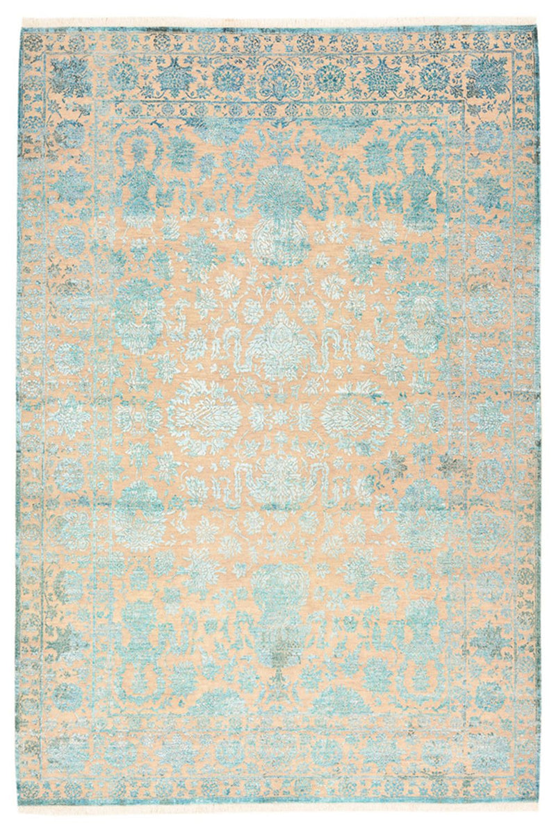 Tappeto di design - 301 x 203 cm - blu chiaro