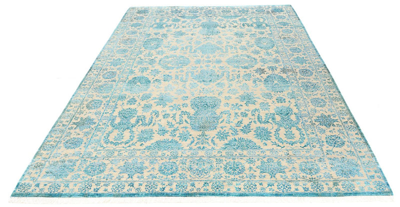 Tappeto di design - 301 x 203 cm - blu chiaro