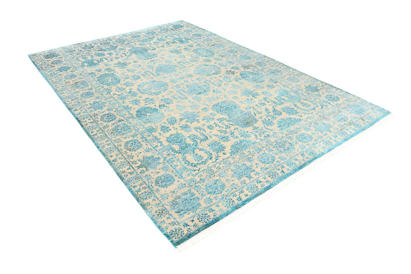 Tappeto di design - 301 x 203 cm - blu chiaro