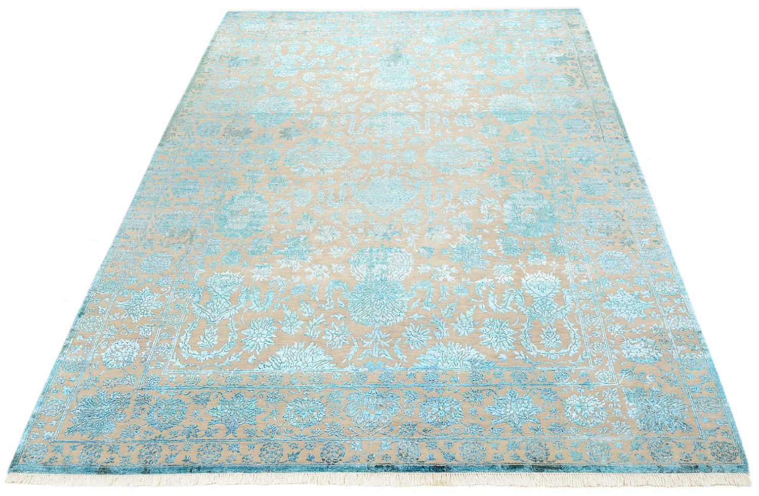 Tappeto di design - 301 x 203 cm - blu chiaro