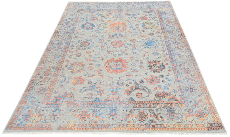 Tappeto di design - 366 x 271 cm - blu chiaro