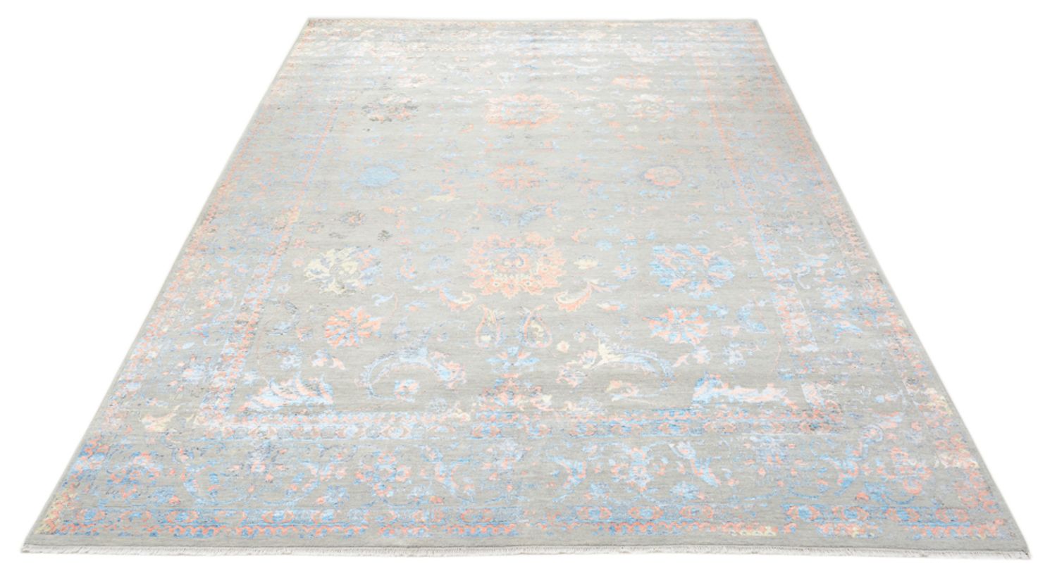 Tappeto di design - 366 x 271 cm - blu chiaro