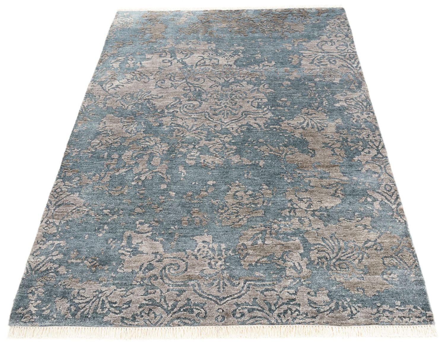 Tappeto di design - 177 x 121 cm - blu mare