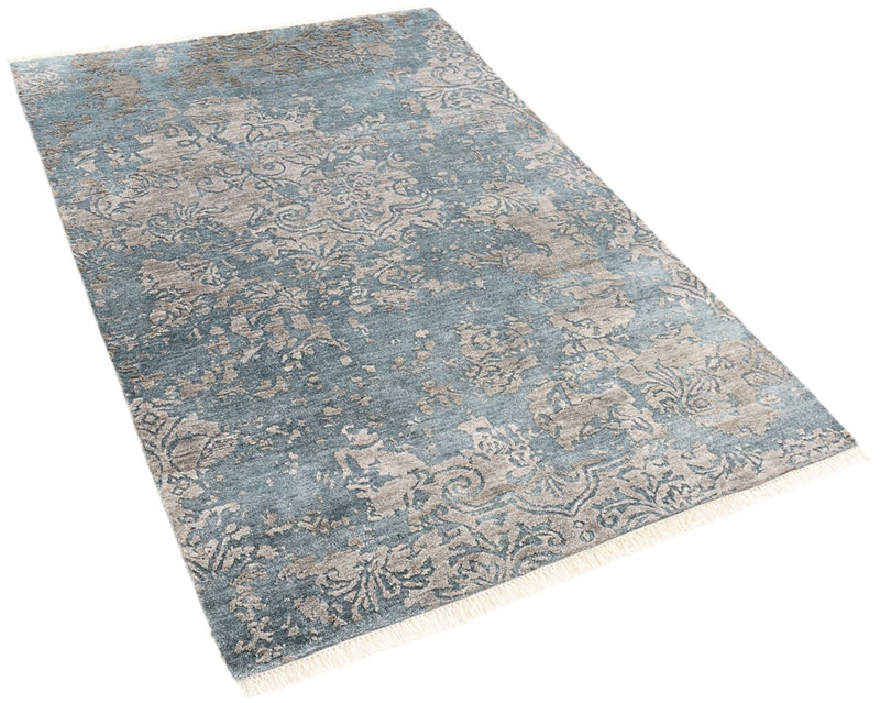 Tappeto di design - 177 x 121 cm - blu mare