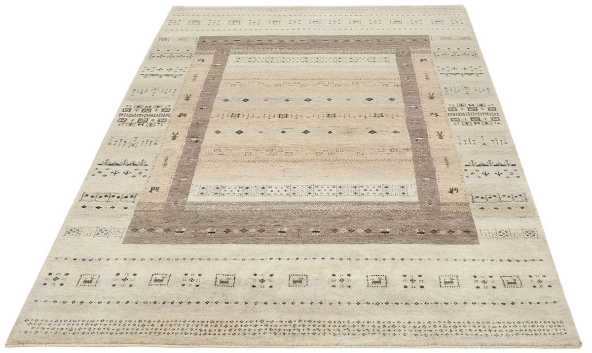 Tappeto Gabbeh - Loribaft Indus - 203 x 146 cm - beige scuro
