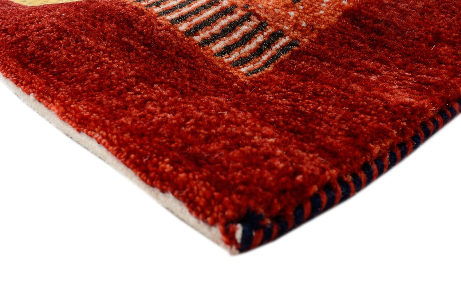 Tappeto Gabbeh - Loribaft Indus - 162 x 91 cm - multicolore