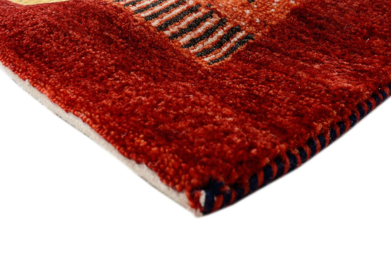 Tappeto Gabbeh - Loribaft Indus - 162 x 91 cm - multicolore