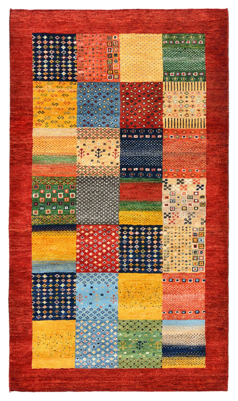 Tappeto Gabbeh - Loribaft Indus - 163 x 96 cm - multicolore