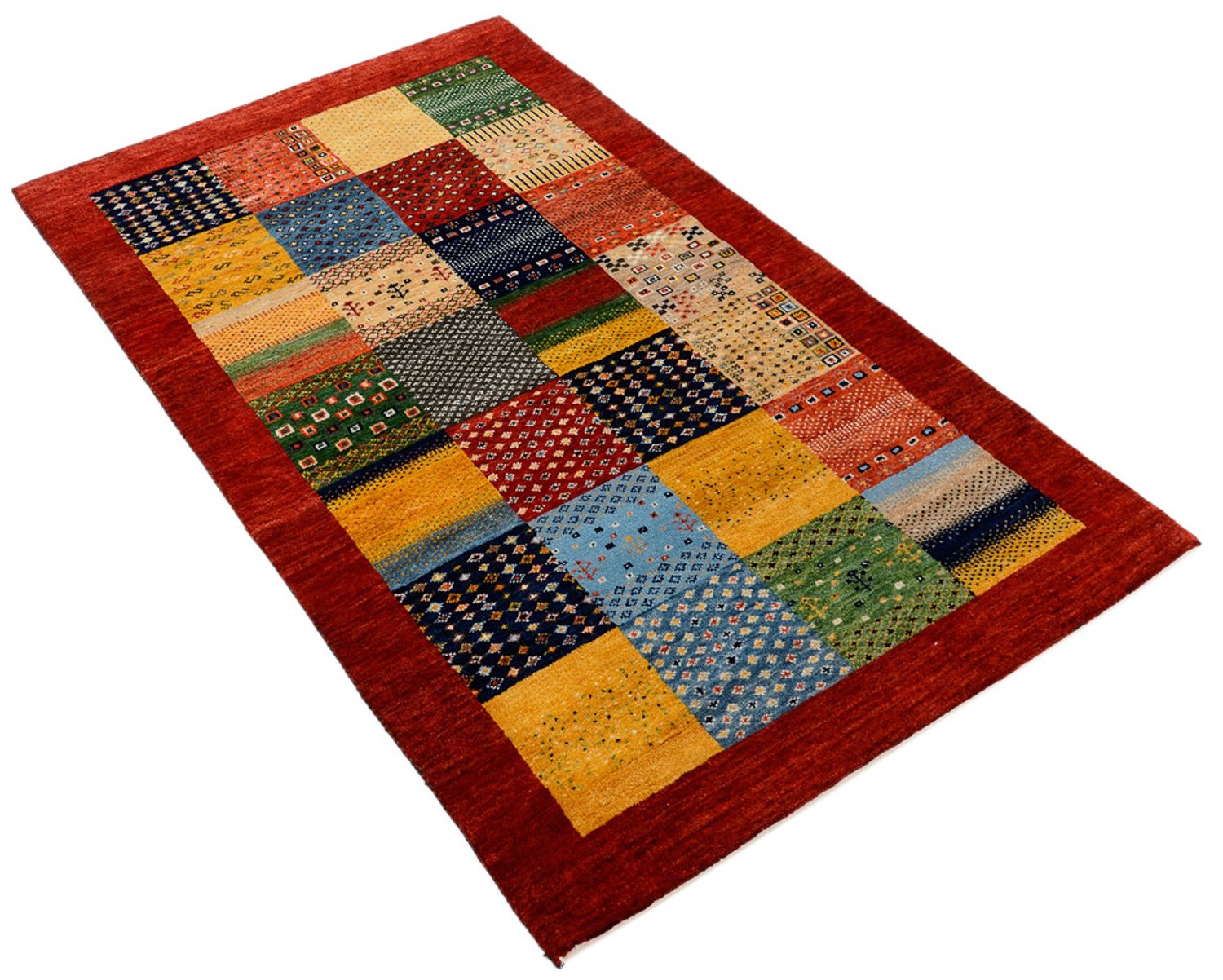 Tappeto Gabbeh - Loribaft Indus - 163 x 96 cm - multicolore