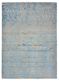 Tappeto di design - 240 x 173 cm - blu mare