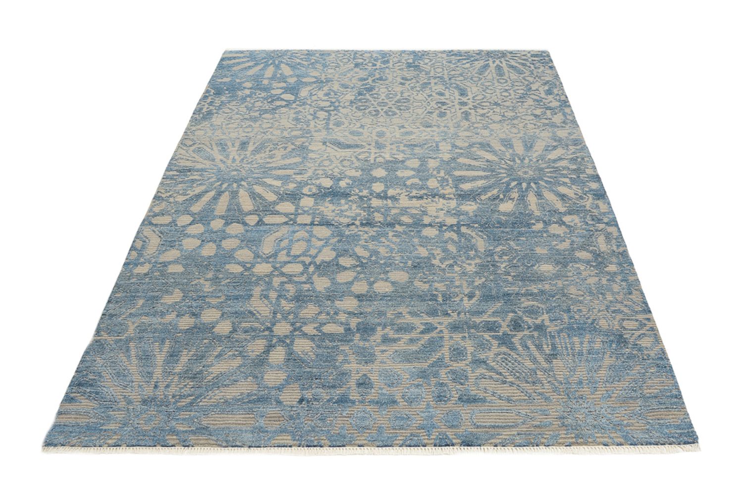 Tappeto di design - 240 x 173 cm - blu mare