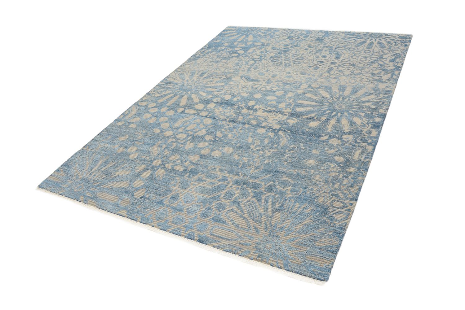 Tappeto di design - 240 x 173 cm - blu mare