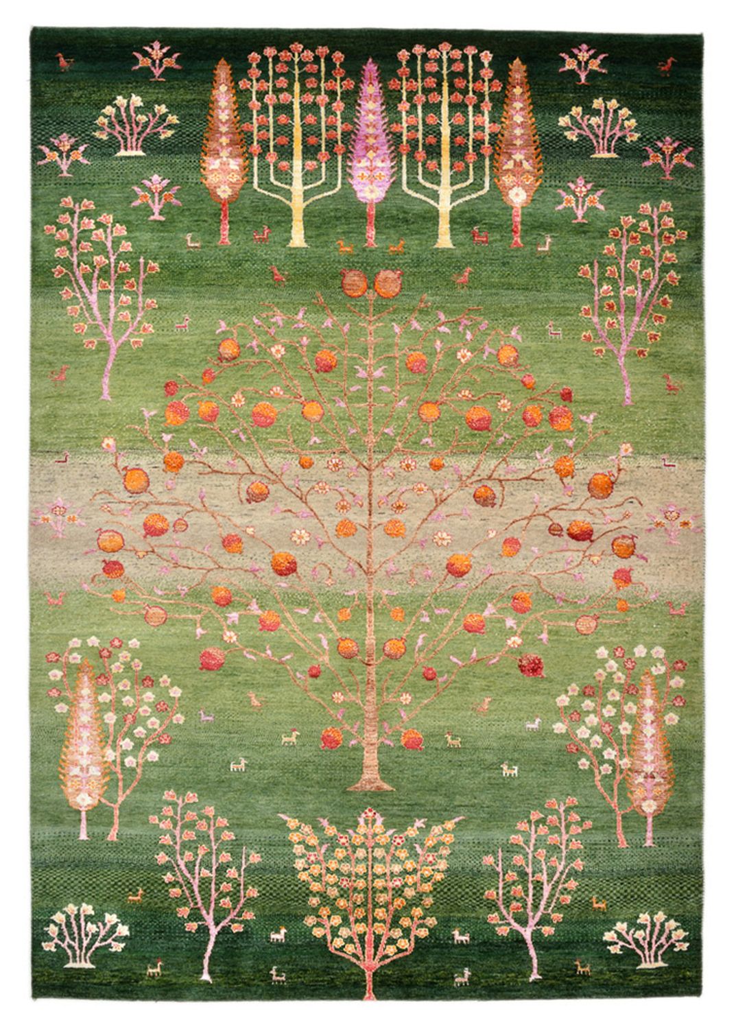 Tappeto Gabbeh - Loribaft Indus - 246 x 171 cm - multicolore