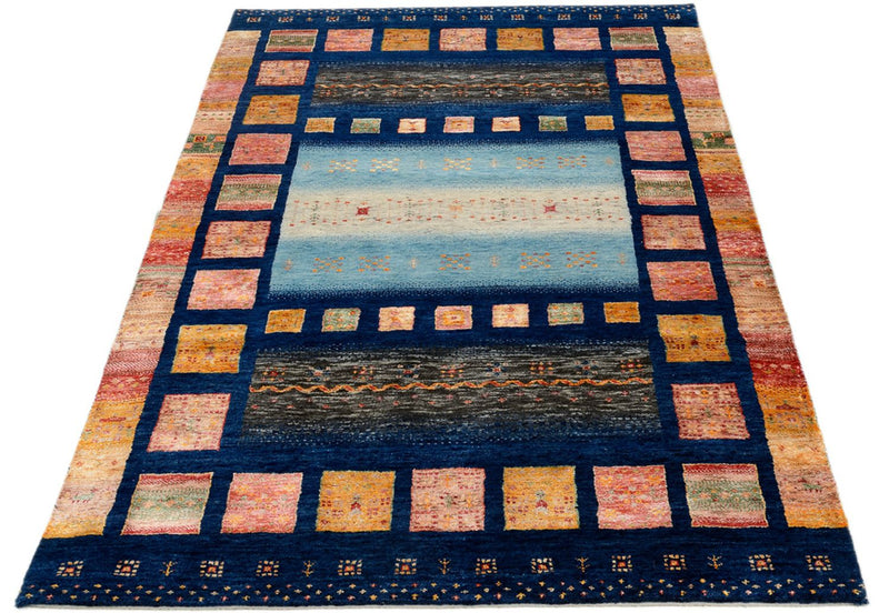 Tappeto Gabbeh - Loribaft Indus - 187 x 125 cm - multicolore
