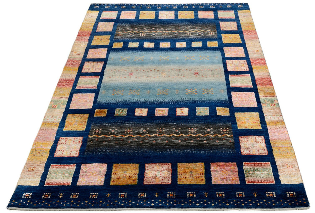Tappeto Gabbeh - Loribaft Indus - 187 x 125 cm - multicolore