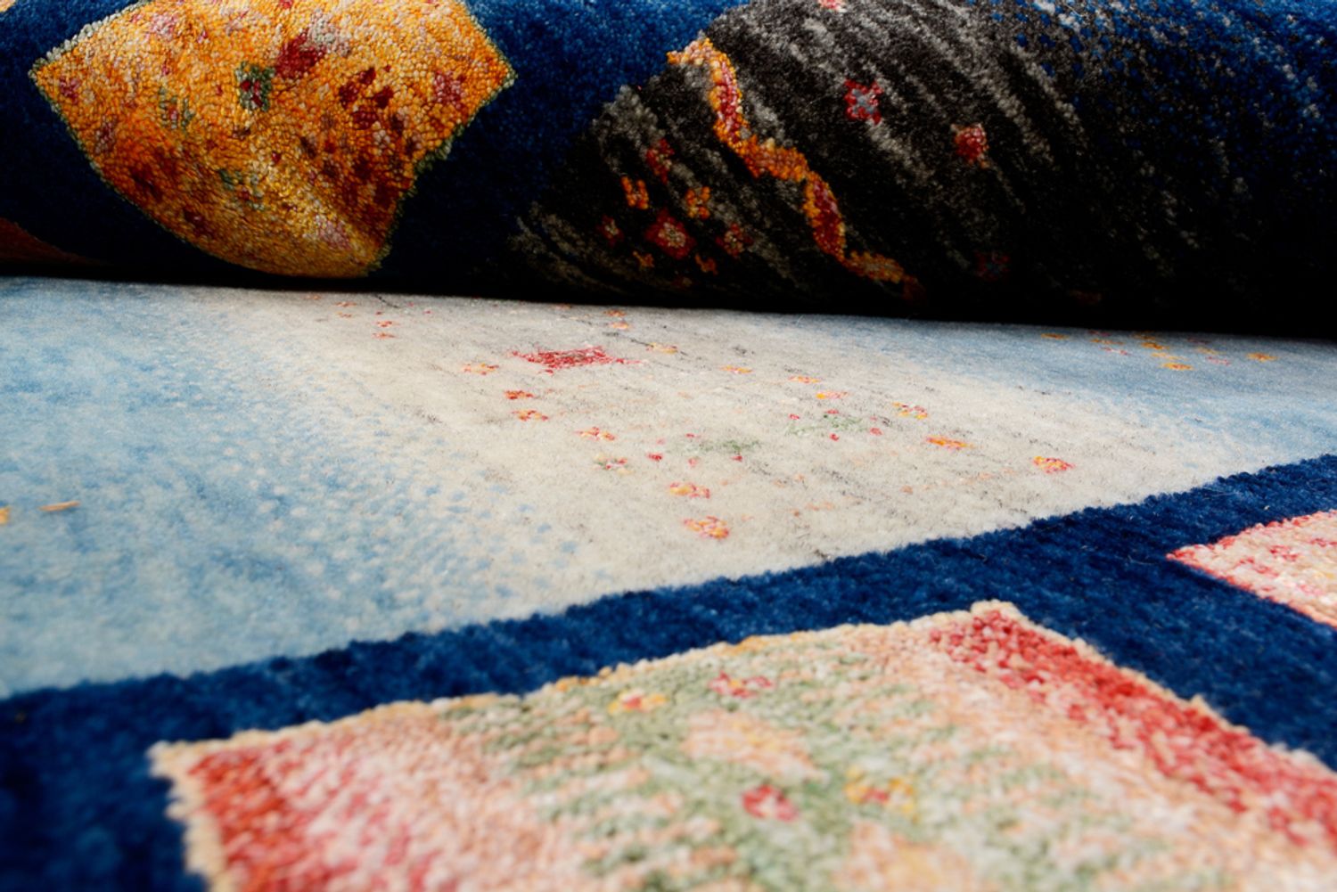 Tappeto Gabbeh - Loribaft Indus - 187 x 125 cm - multicolore