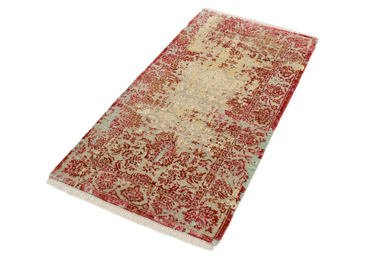 Tappeto di design - 134 x 71 cm - rosso chiaro
