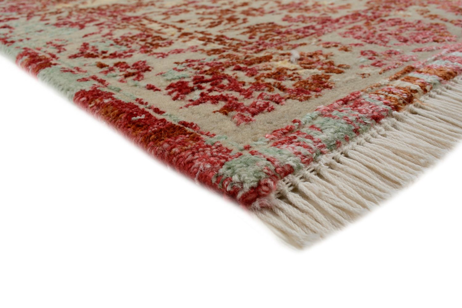 Tappeto di design - 134 x 71 cm - rosso chiaro