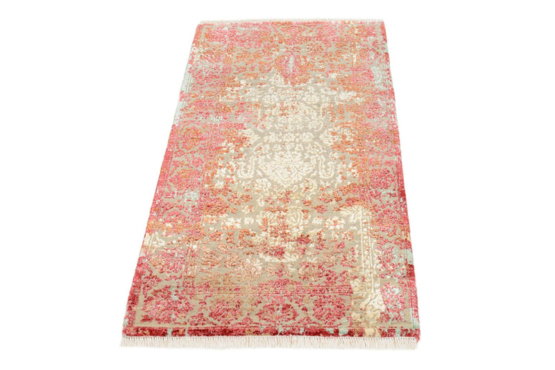 Tappeto di design - 134 x 71 cm - rosso chiaro