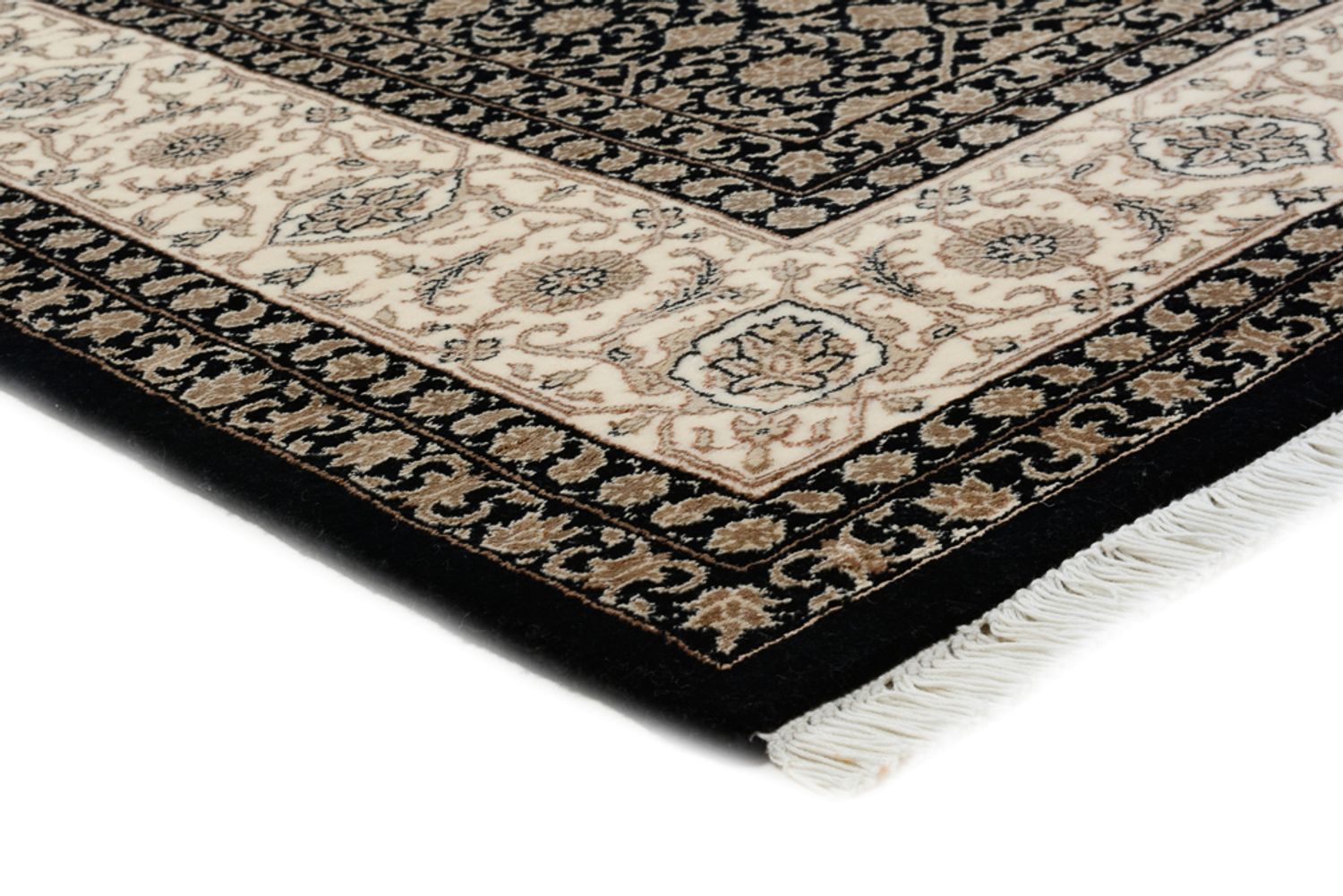 Tappeto orientale - Bidjar - Indo - 203 x 144 cm - beige scuro