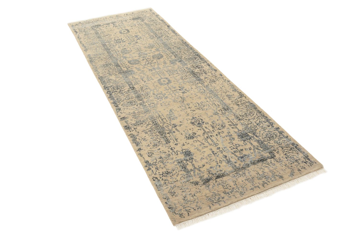 Tappeto corsia Tappeto di design - 243 x 83 cm - sabbia