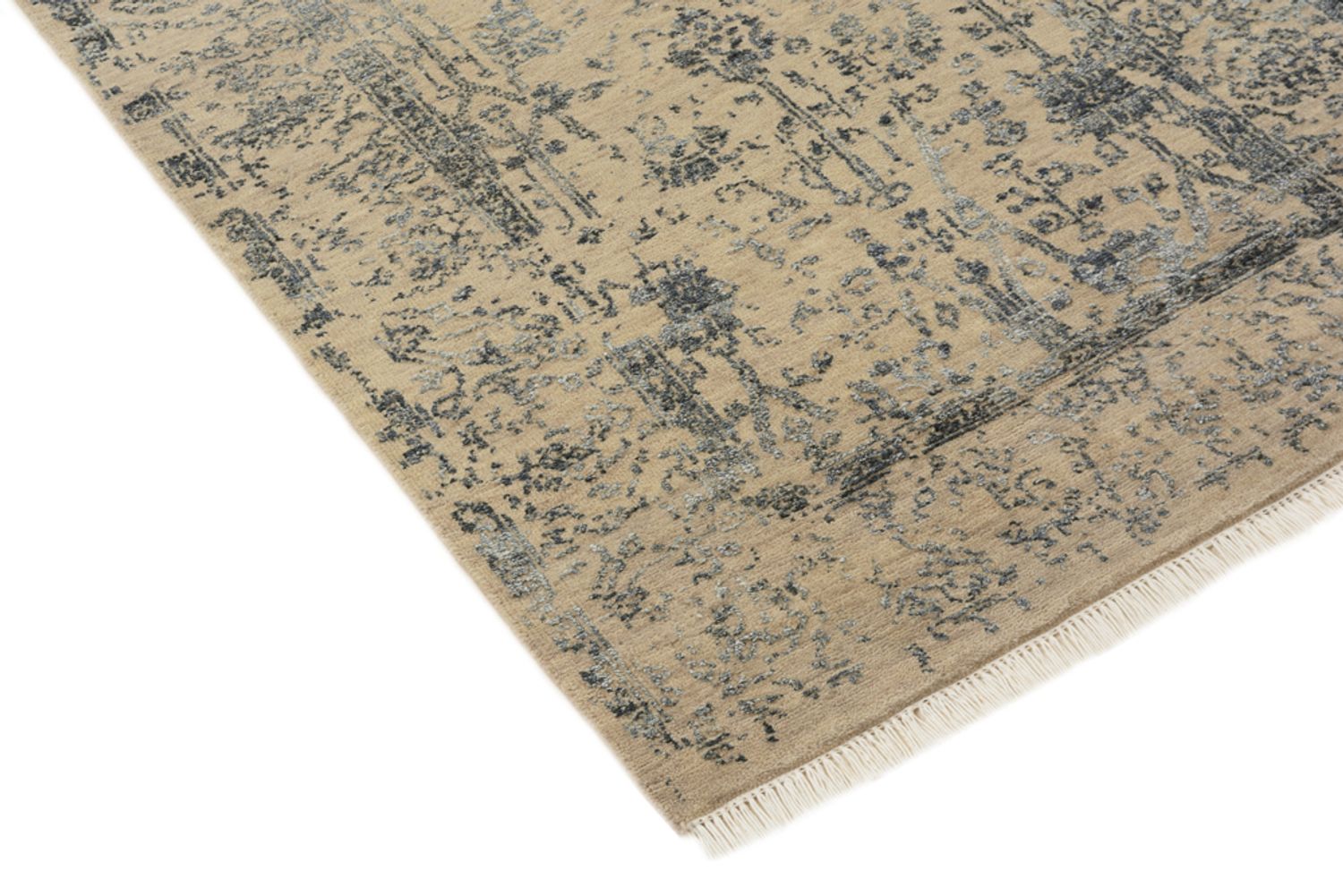 Tappeto corsia Tappeto di design - 243 x 83 cm - sabbia