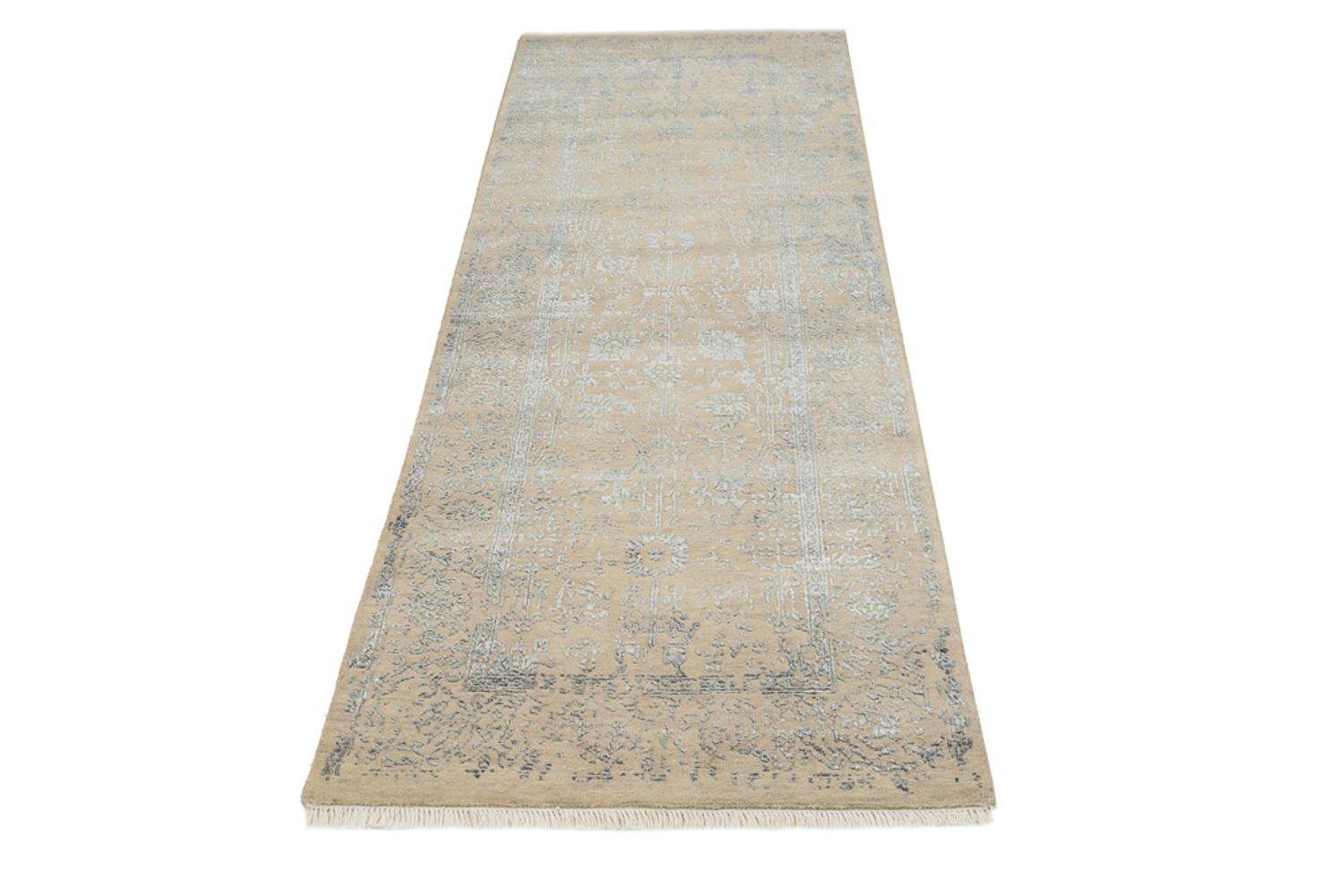Tappeto corsia Tappeto di design - 243 x 83 cm - sabbia