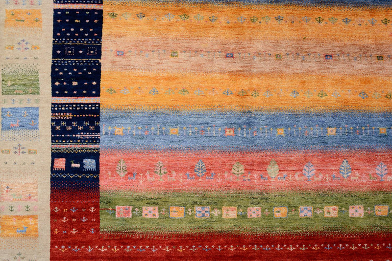 Tappeto Gabbeh - Loribaft Indus - 244 x 173 cm - multicolore