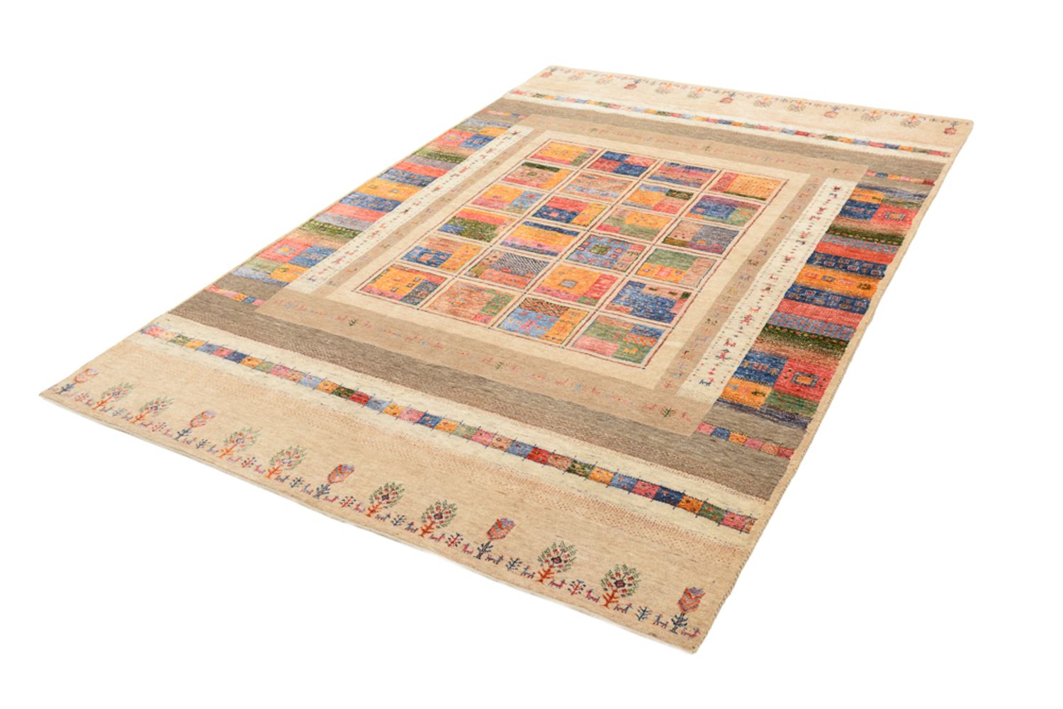 Tappeto Gabbeh - Loribaft Indus - 244 x 171 cm - multicolore