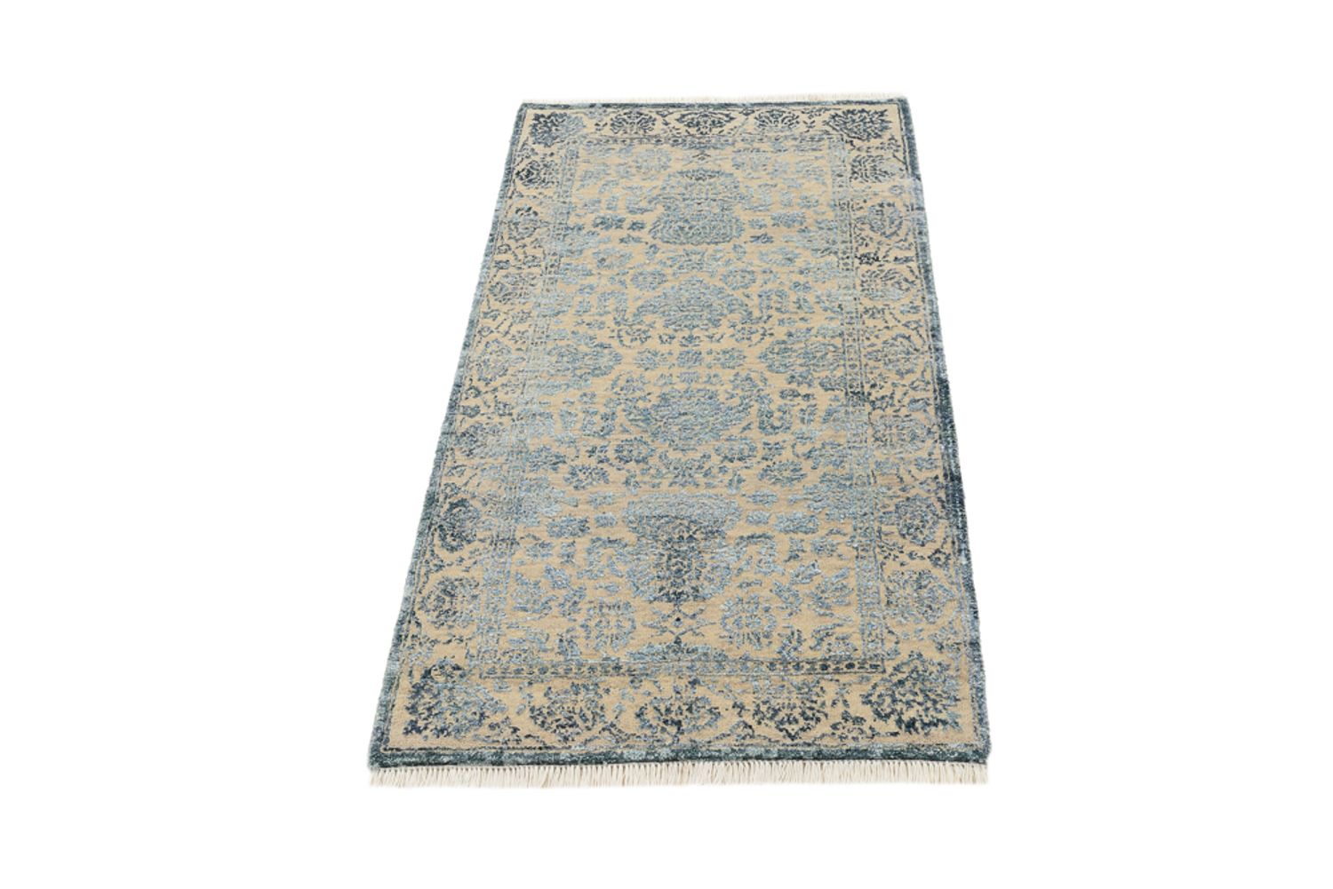 Tappeto di design - 134 x 70 cm - grigio chiaro