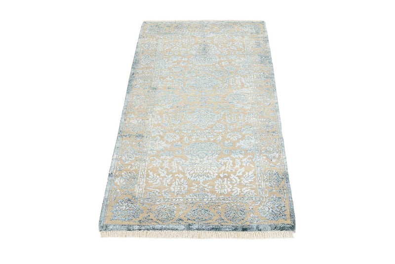 Tappeto di design - 134 x 70 cm - grigio chiaro