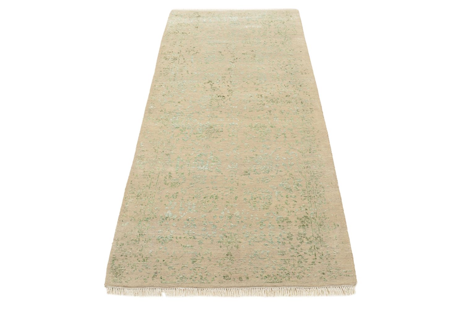 Tappeto corsia Tappeto di design - 198 x 85 cm - beige chiaro