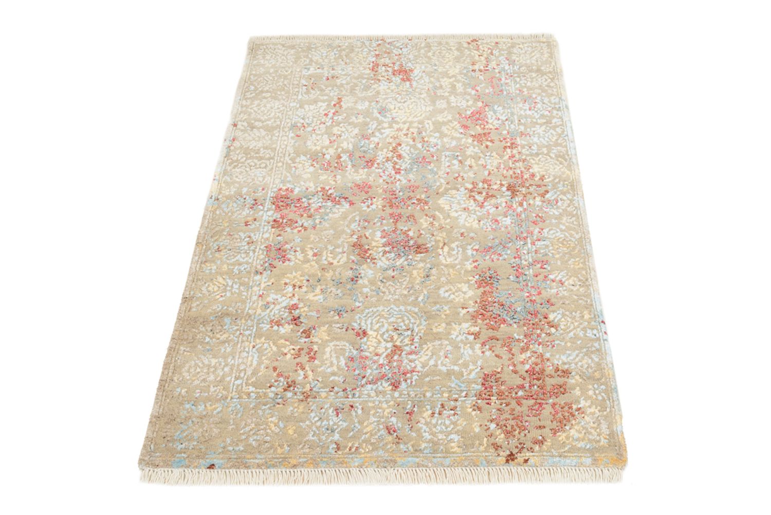 Tappeto di design - 129 x 81 cm - beige chiaro