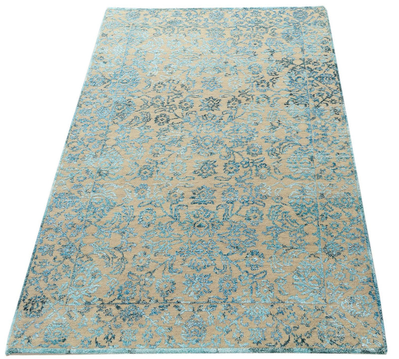 Tappeto di design - 150 x 95 cm - blu chiaro