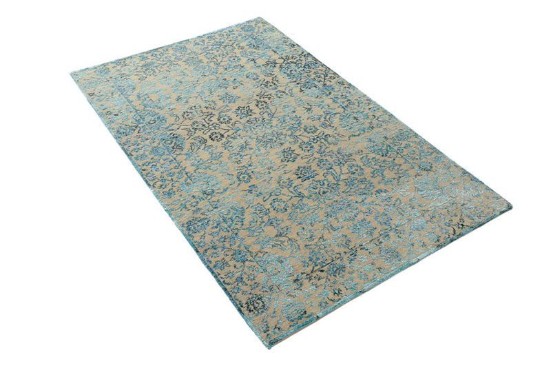 Tappeto di design - 150 x 95 cm - blu chiaro