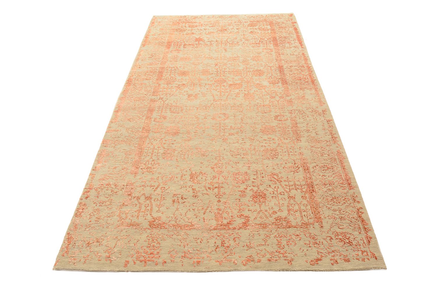 Tappeto corsia Tappeto di design - 292 x 128 cm - marrone chiaro