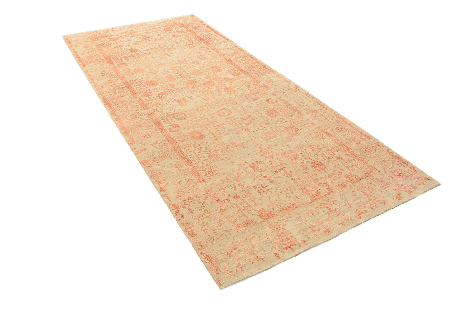 Tappeto corsia Tappeto di design - 292 x 128 cm - marrone chiaro