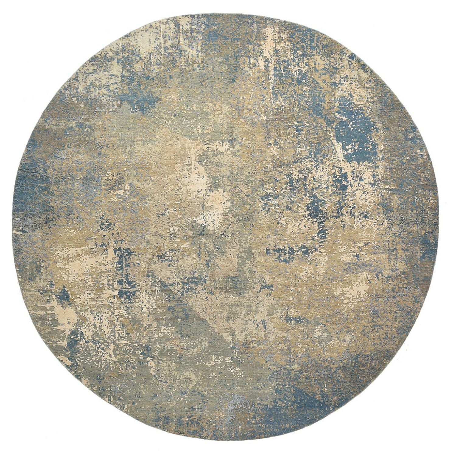Tappeto di design rotondo  - 201 x 199 cm - sabbia